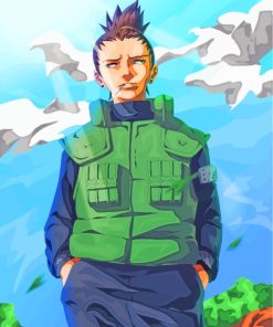 Shikamaru Nara Japanese Character paint by numbers