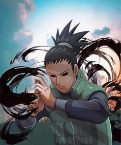 Powerful Shikamaru Nara paint by numbers