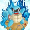 Squirtle The Brave paint by numbers