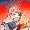 Sukuna Character Anime paint by numbers