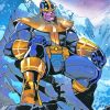 Thanos Marvel Comics paint by numbers