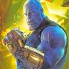 Thanos Marvel Superhero paint by numbers