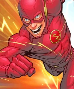 The Flash Art paint by numbers