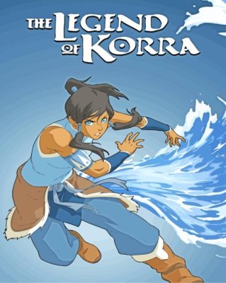 The Legend Of Korra Poster paint by numbers