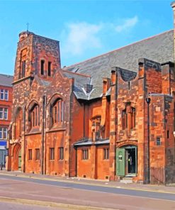 The Mackintosh Church paint by numbers