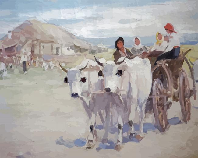 The Return From The Fair paint by numbers