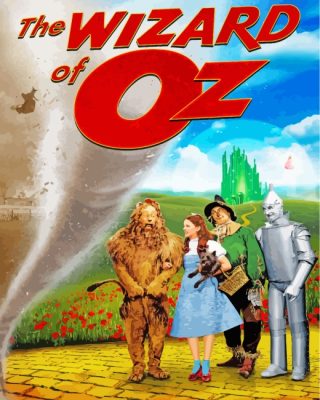 The Wizard Of OZ Poster paint by numbers