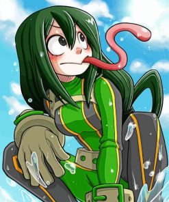 Tsuyu Asui Character paint by numbers