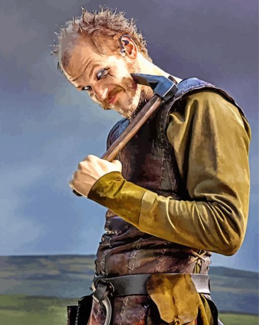 Vikings Floki Character paint by numbers