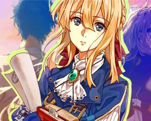 Violet Evergarden Character paint by numbers