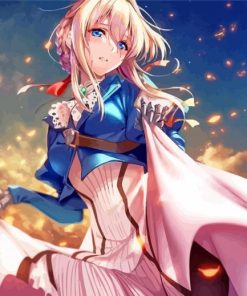 Violet Evergarden paint by numbers