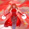 Wanda Maximoff Art paint by numbers