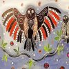 Aboriginal Owls Birds paint by numbers