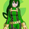 Aesthetic Tsuyu Asui Froppy paint by numbers