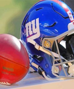 NFL Wilson Ball And Helmet paint by numbers