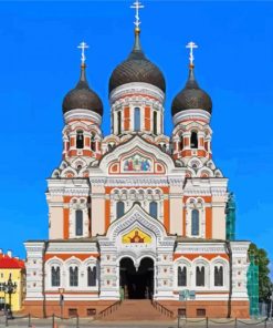 Aesthetic Alexander Nevsky Cathedral paint by numbers