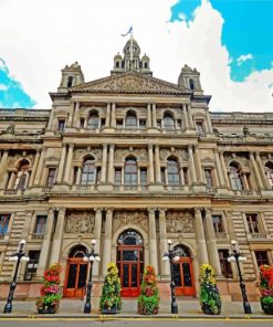 Aesthetic Central Chambers Glasgow paint by numbers