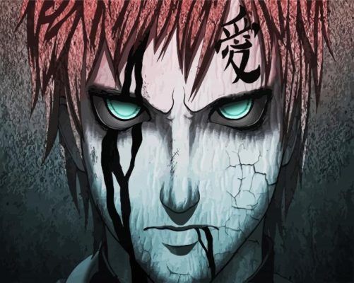 Anime Character Gaara paint by numbers