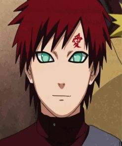 Aesthetic Gaara Anime paint by numbers