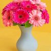 Gerberas Flowers In Vase paint by numbers