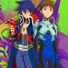 Gurren Lagann Characters paint by numbers