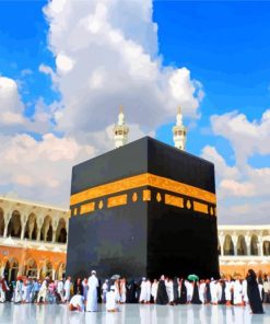 Aesthetic Kaaba paint by numbers