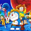 Doraemon katu kosmikoa paint by numbers