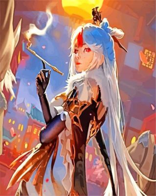 Genshin Impact Character paint by numbers