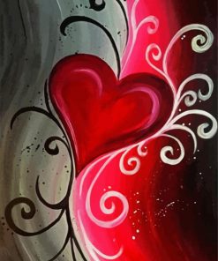 Beautiful Heart Art paint by numbers