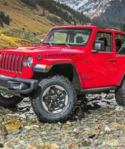 Jeep Wrangler Rubicon Car paint by numbers