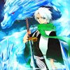 Hitsugaya Japanese Character paint by numbers