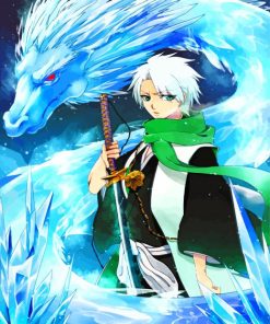 Hitsugaya Japanese Character paint by numbers