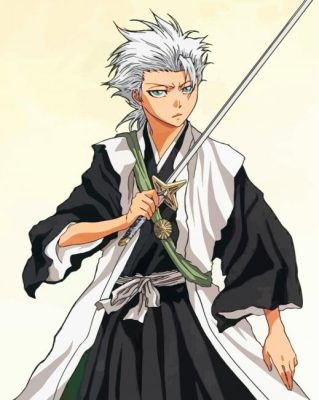 Hitsugaya Anime paint by numbers