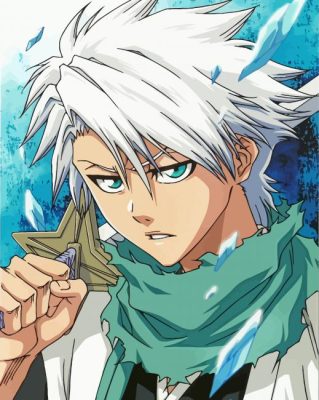 Aesthetic Hitsugaya Manga paint by numbers