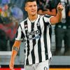 Alvaro Morata Juventus paint by numbers