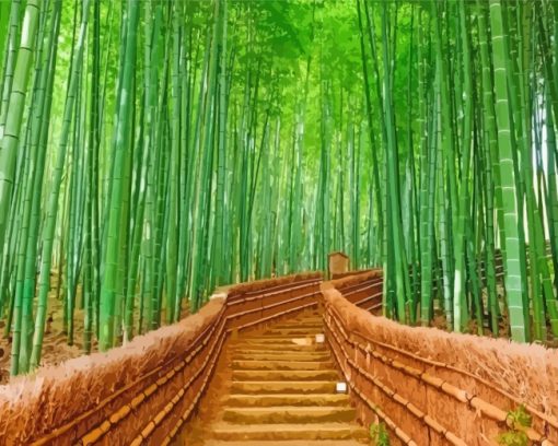 Bamboo Forest paint by numbers