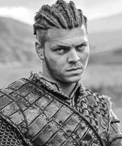 Black And White Ivar Ragnarsson paint by numbers