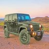 Black Jeep Wrangler Sahara paint by numbers