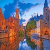 Brugge Belgium paint by numbers