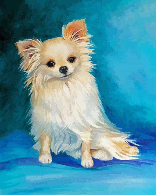 Chihuahua Dog Art paint by numbers