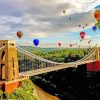 Clifton Suspension Bridge Balloons paint by numbers