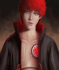 Cool Sasori Naruto paint by numbers