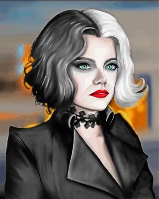 Cruella De Vil Art paint by numbers