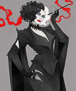 Cruella De Vil Character paint by numbers