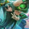 Tsuyu Asui Girl Anime paint by numbers