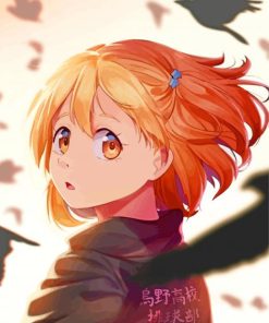 Aesthetic Hitoka Yachi paint by numbers