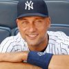 Derek Jeter Player paint by numbers