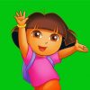 The Beautiful Dora paint by numbers