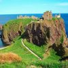 Dunnottar Castle paint by numbers