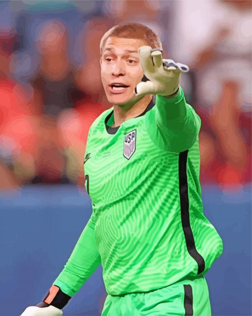 The Goalkeeper Ethan Horvath Paint by numbers
